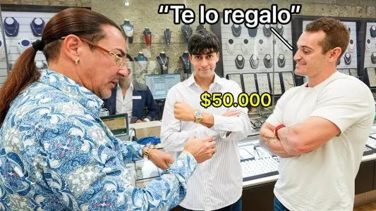 Escena del episodio EP 13: Comprando un reloj de $55k