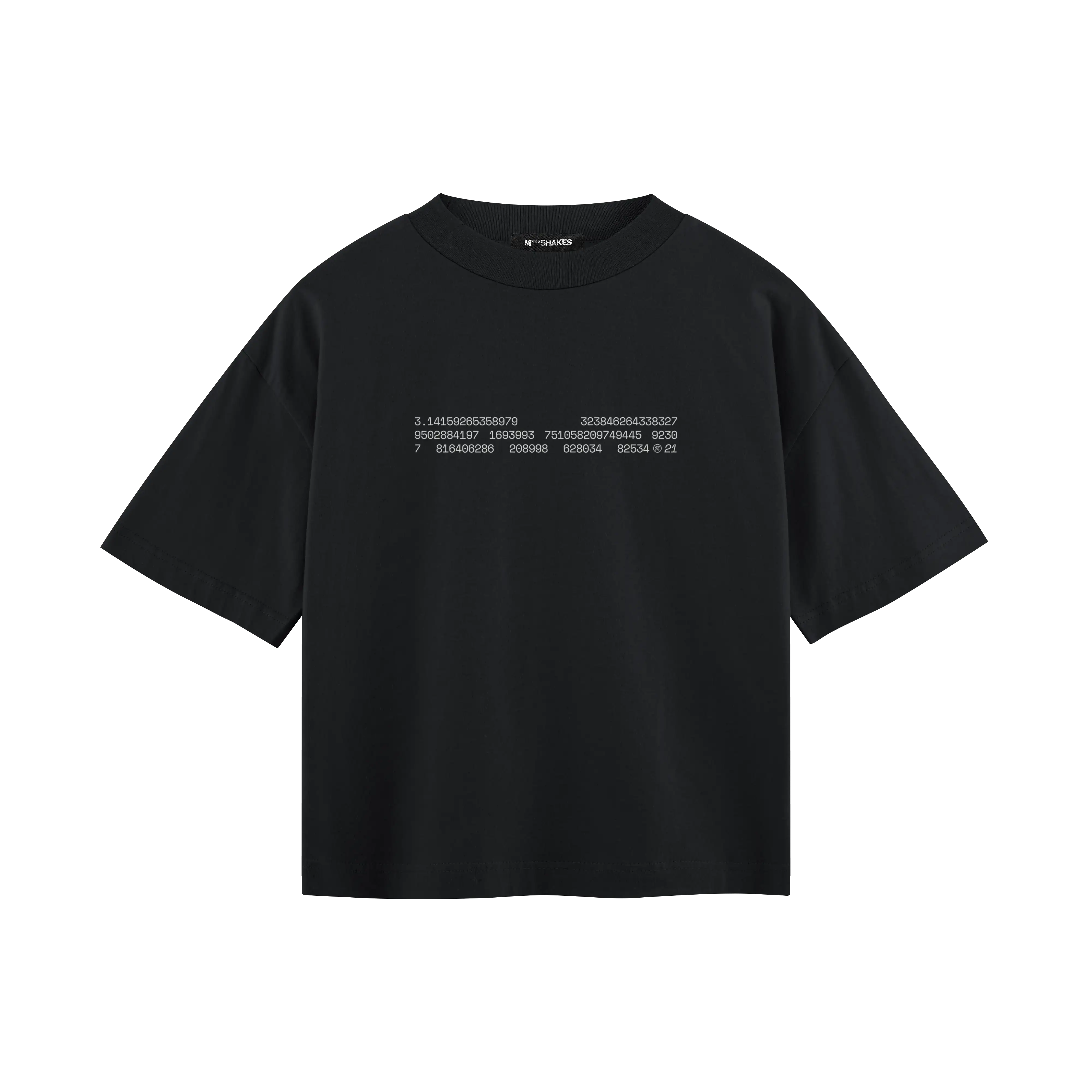 Camiseta exclusiva de MilfShakes con el número π